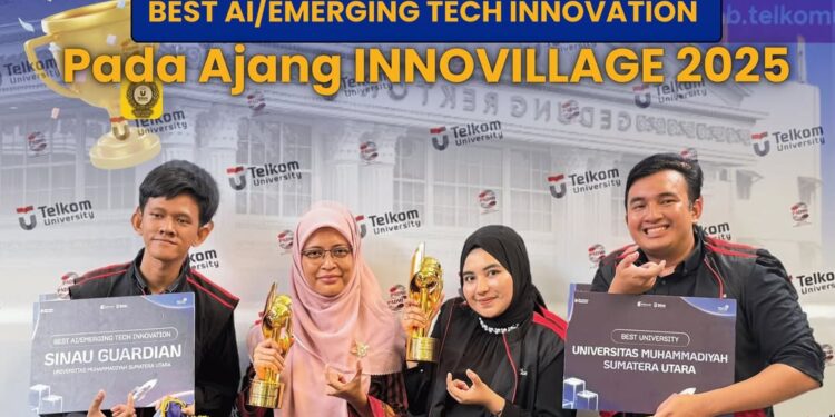 Mahasiswa FKIK UMSU Raih Penghargaan Best AI/Emerging Tech Innovation di Innovillage 2025