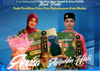 Tiga Mahasiswa FISIP UMSU Ukir Prestasi di Ajang Putra Putri Kebudayaan Kota Medan 2026