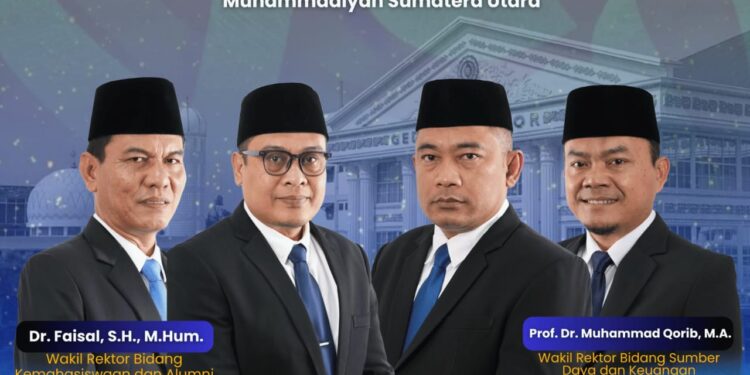 Perkuat Sinergi dan Inovasi Kampus, UMSU Resmi Lantik Empat Wakil Rektor