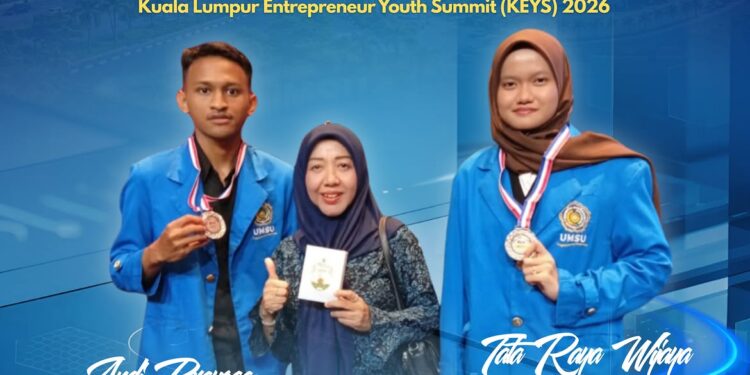 Tim Mahasiswa Faperta UMSU Raih Silver Medal pada Kuala Lumpur Entrepreneur Youth Summit 2026