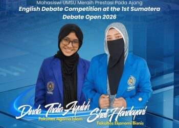 Tim Mahasiswi UMSU Raih Juara 3 pada Ajang 1st Sumatera Debate Open 2026