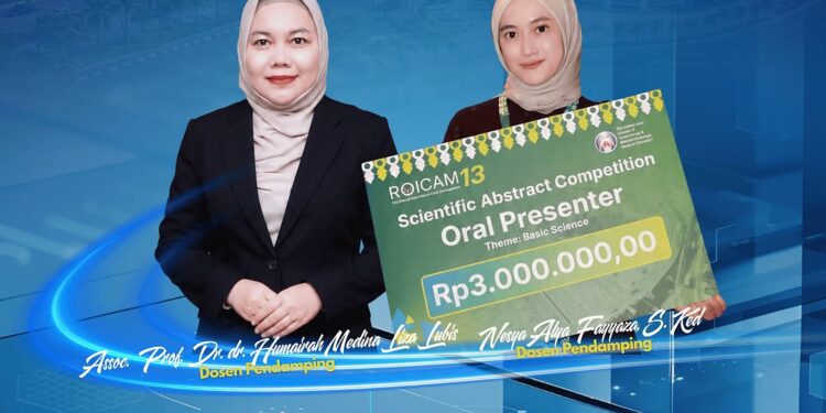 Mahasiswi Kedokteran UMSU Raih Best Oral Presenter di ROICAM 13