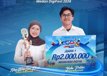 Mahasiswa FIKTI UMSU Juara 1 Medan Coding Competition & Digital Innovation 2026