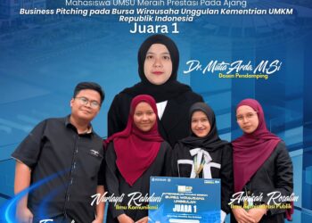 Mahasiswa UMSU Juara 1 Business Pitching Bursa Wirausaha Unggulan Kementerian UMKM RI