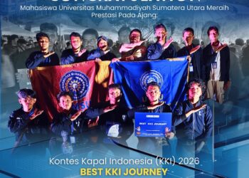 Mahasiswa UMSU Raih Best KKI Journey pada Kontes Kapal Indonesia 2026